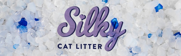 Żwirek silikonowy dla kota bezpyłowy SILKY 8x3,8l ZESTAW 8 sztuk