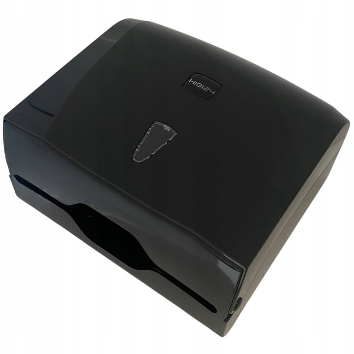 Pojemnik Dozownik Podajnik ręczniki papierowe ZZ czarny naścienny ATEST PZH