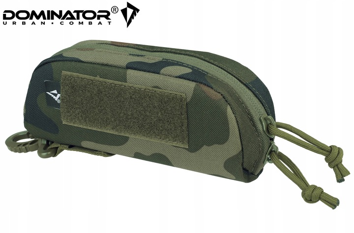 ETUI NA OKULARY TWARDE KIESZEŃ MOLLE DOMINATOR Z KARABIŃCZYKIEM MORO
