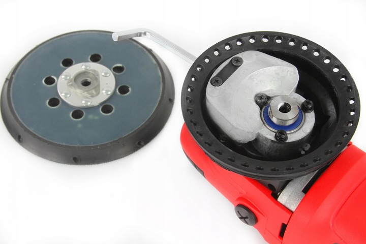 POLERKA SAMOCHODOWA szlifierka OSCYLACYJNA Z REGULACJĄ DUAL ACTION + GĄBKI