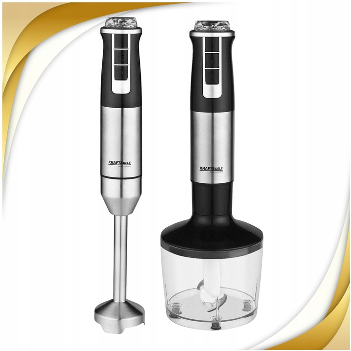 BLENDER RĘCZNY MIKSER WIELOFUNKCYJNY TRYB TURBO 1500 W KRUSZY LÓD 7W1