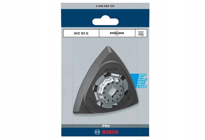 BOSCH Tarcza szlifierska PRO AVZ 93 G do Multitool STARLOCK oryginalna