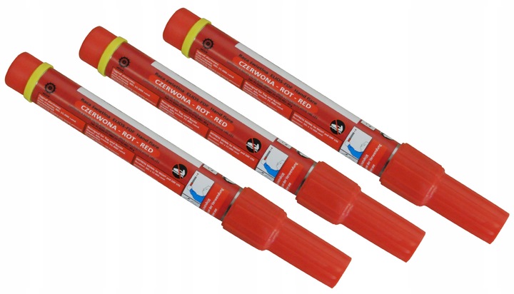 CZERWONA RACA MORSKA METALOWA ELIOS FDF 60s 1 sztuka FLARA DLA KIBICÓW