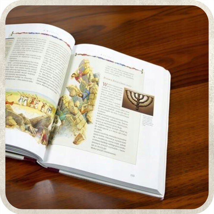 BIBLIA DLA DZIECI ILUSTROWANA Pamiątka Chrztu Komunii Świętej GRAWER