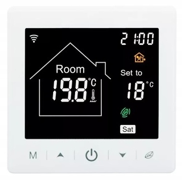 TERMOSTAT DO OGRZEWANIA PODŁOGOWEGO MATY GRZEWCZE WIFI TUYA LCD 16A SMART