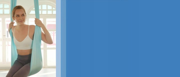 Szarfa akrobatyczna HUŚTAWKA SENSORYCZNA CHUSTA DO AERIAL JOGA 4 metrów