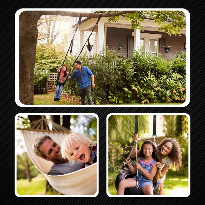 PASY DO HAMAKA MOCOWANIE DO HUŚTAWKI ZESTAW LINKI TAŚMY OSŁONY