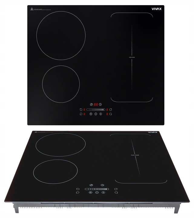 Płyta indukcyjna zabudowy 60cm BH-04MFZIN BOOST TIMER FLEX ZON PÓL 2+3
