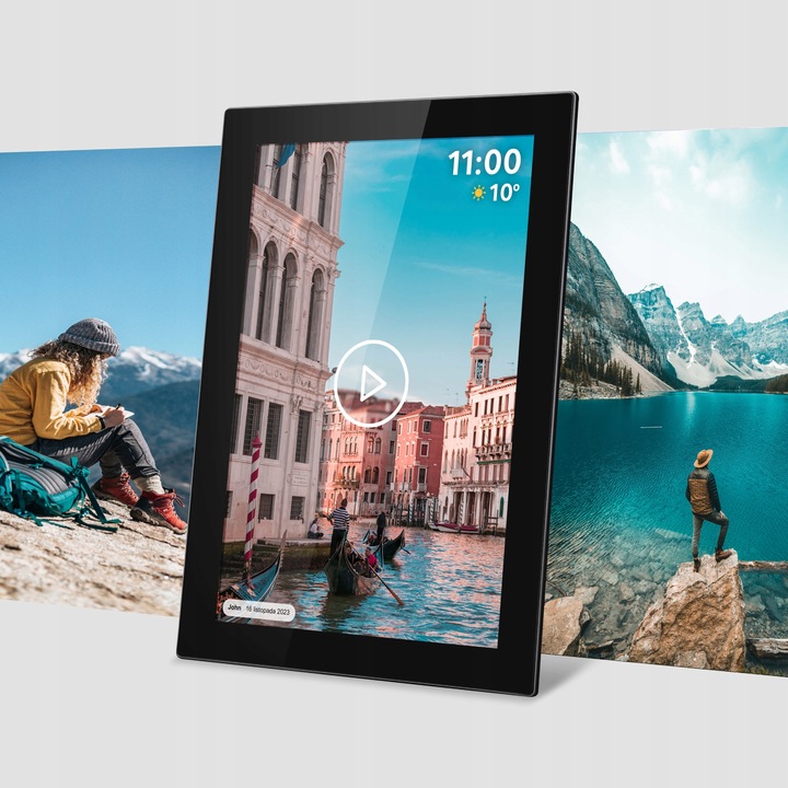 Cyfrowa ramka Kruger&Matz na zdjęcia FRAMEO Wi-Fi 10,1" wysoka jakość panel