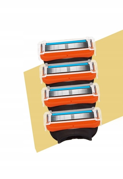 ORYGINALNE WKŁADY NOŻYKI OSTRZA WYMIENNE DO MASZYNKI GILLETTE FUSION 5 x8