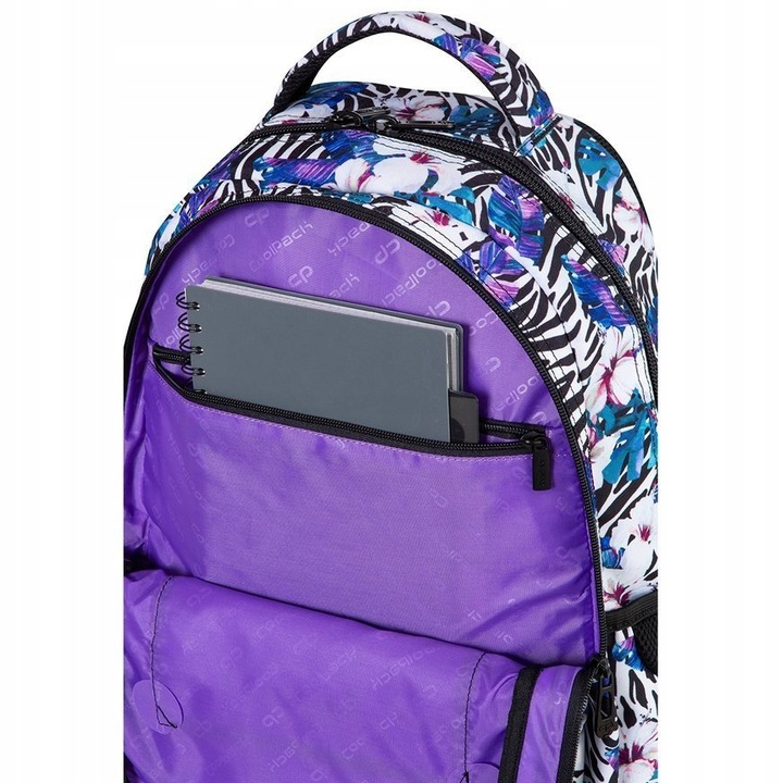 PLECAK CoolPack SZKOLNY MŁODZIEŻOWY Drafter FLOWER ZEBRA+GRATIS