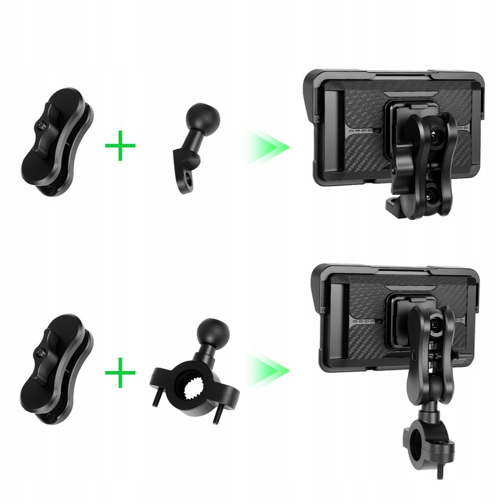 TABLET STACJA MOTOCYKLOWA MULTIMEDIALNA NAWIGACJA CARPLAY ANDROID AUTO