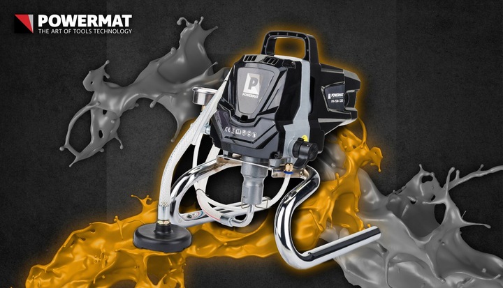 Agregat MALARSKI Pistolet Hydrodynamiczny 1200W Wąż 10M 1,5 L/min 220 BAR