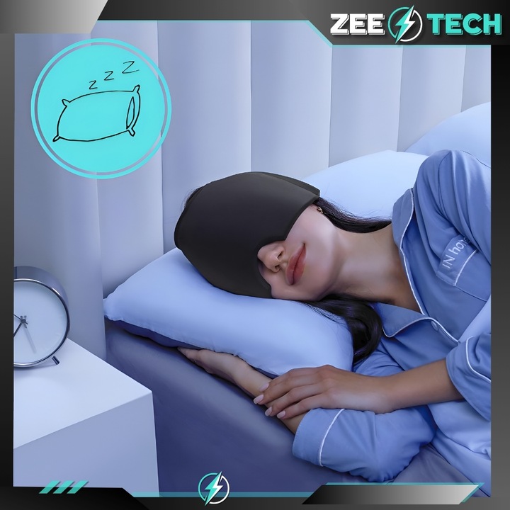 CZAPKA ŁAGODZĄCA NA BÓL GŁOWY MIGRENĘ MASKA CHŁODZĄCA KOMPRES ŻELOWY OKŁAD