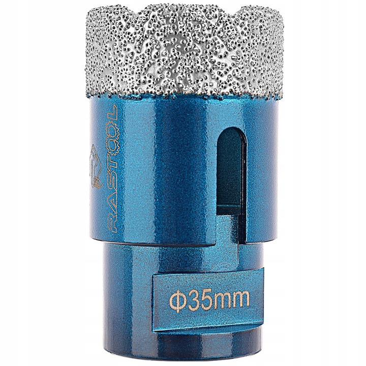 ZESTAW OTWORNIC DIAMENTOWYCH KORONEK DO TWARDEGO GRESU PŁYTEK M14 JAKOŚĆ RS