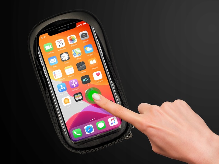 SAKWA ROWEROWA uchwyt na telefon, torba rowerowa WODOODPORNA PREMIUM M