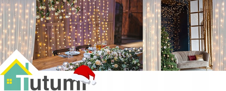 KURTYNA LED ŚWIETLNA 3x3 m NA OKNO WEWNĘTRZNA ZEWNĘTRZNA 230v Z