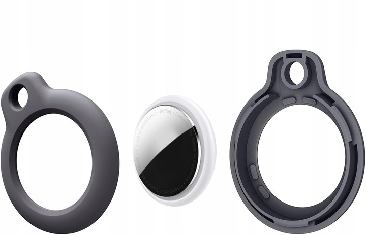 5X ETUI COVER WZMACNIANE NA LOKALIZATOR BRELOCZEK DO APPLE AIRTAG - CZARNY