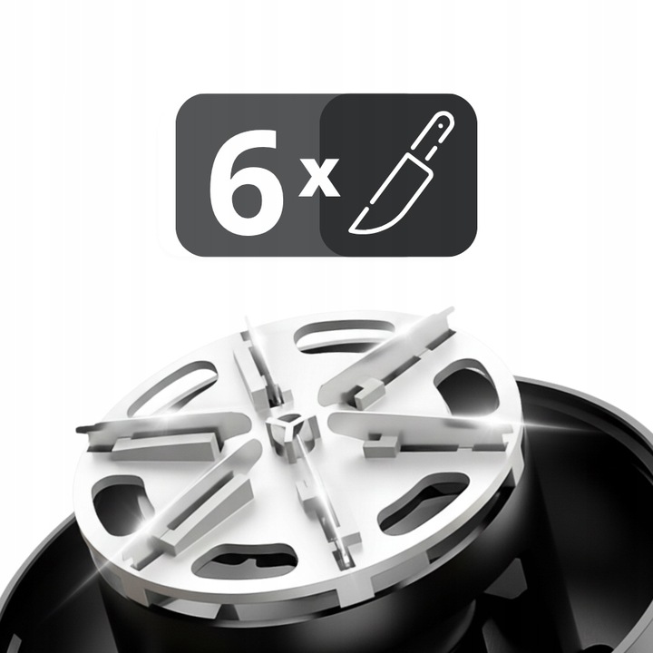 GOLARKA DO UBRAŃ AKUMULATOROWA + USB-C WSKAŹNIK BATERII 6 OSTRZY + 3