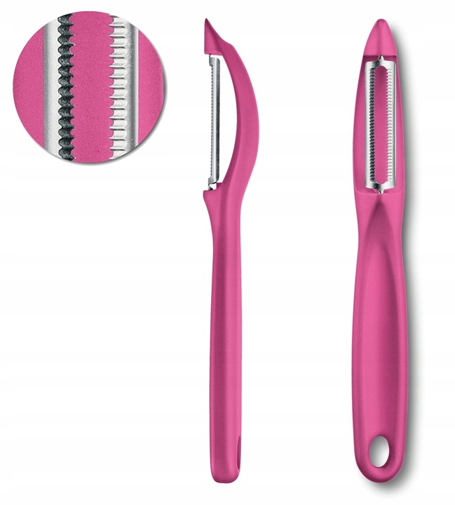 Victorinox 7.6075.5, obieraczka, dwukierunkowe ostrze ruchome, ząbkowane