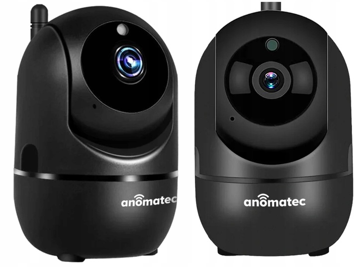 CZARNA KAMERA BEZPRZEWODOWA WIFI 4MPX WEWNETRZNA NIANIA IP APLIKACJA TUYA