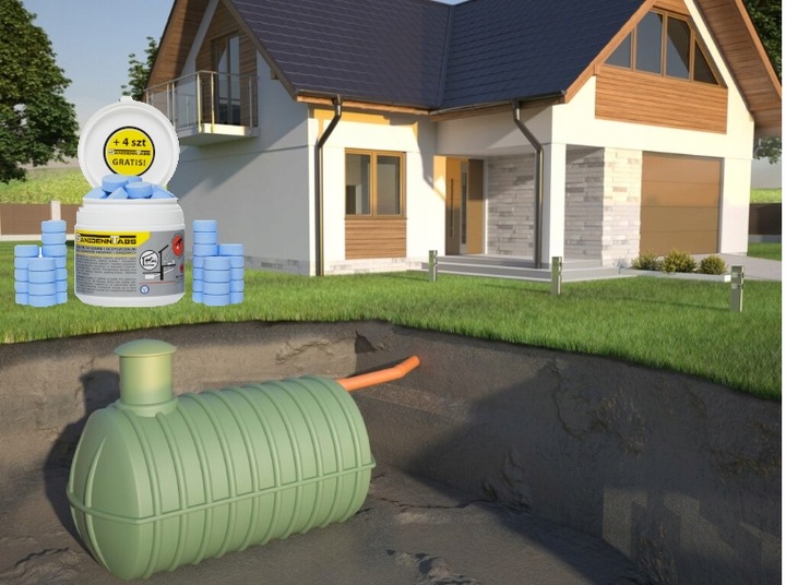 BAKTERIE DO SZAMBA TABLETKI DO OCZYSZCZALNI SANIDENN TABS BIO PREPARAT