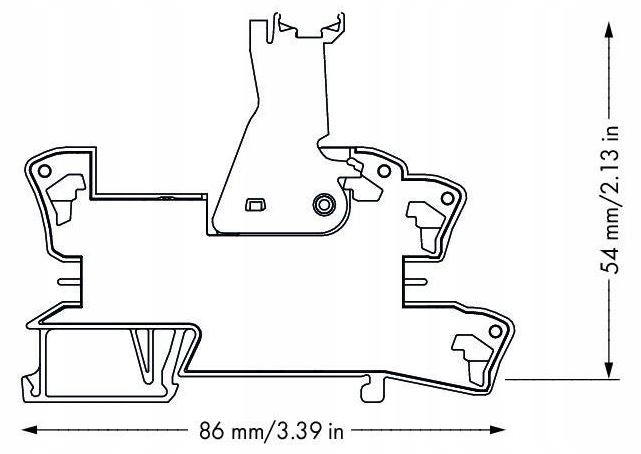 Przekaźnik z podstawką WAGO 1P 16A 24V DC, 788-304