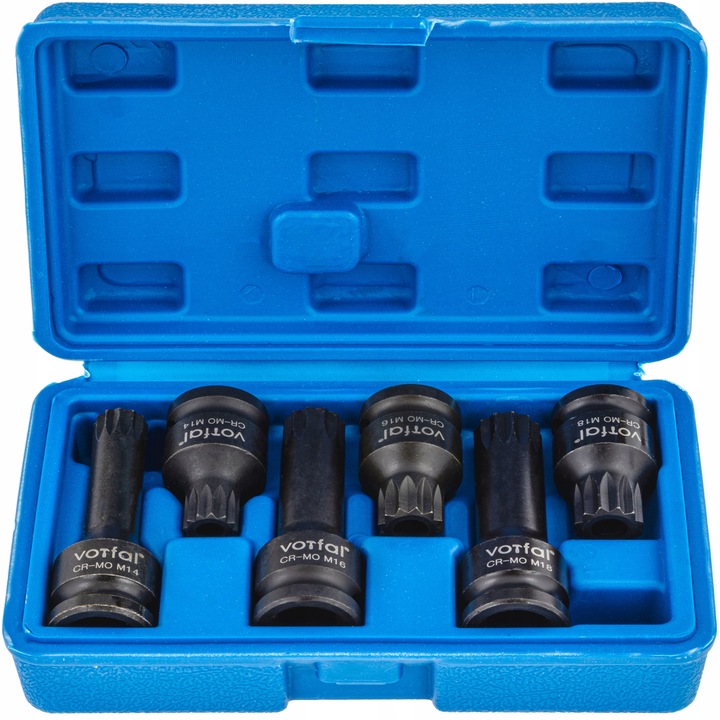 KLUCZE BIT SPLINE UDAROWE 1/2 M14-M18 XZN PIASTA VW AUDI SKODA