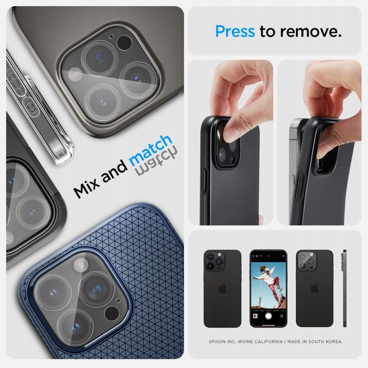 2x Osłona Aparatu Spigen iPhone 14 Pro / Pro Max / 15 Pro / Pro Max