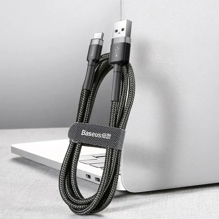 BASEUS Szybki Kabel USB-A - USB-C 2m do Telefonu Quick Charge 2A typ C