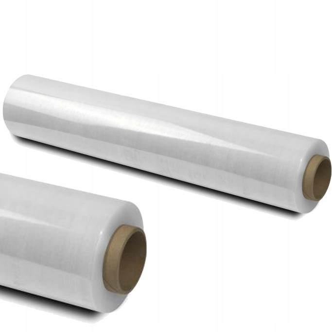 FOLIA STRETCH 3KG BEZBARWNA DUŻO FOLI CIENKA TULEJ