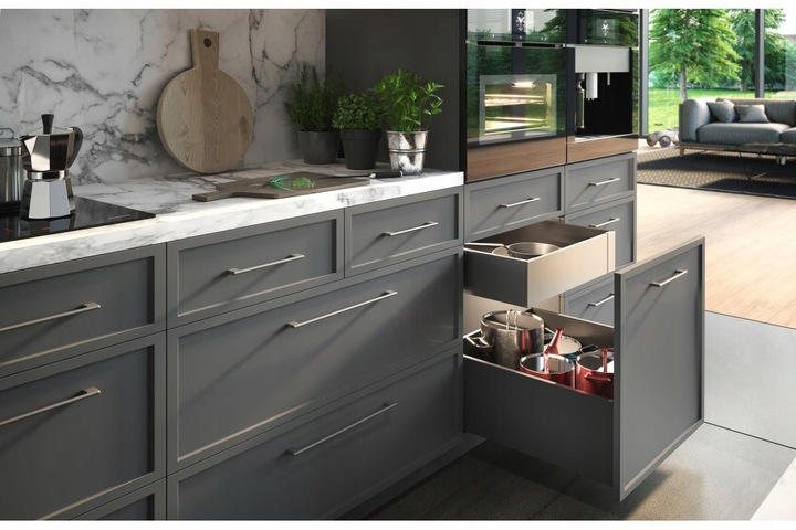 SZUFLADA GTV AXIS PRO 500D B. WYSOKA L500 H199 ANTRACYT CICHY DOMYK