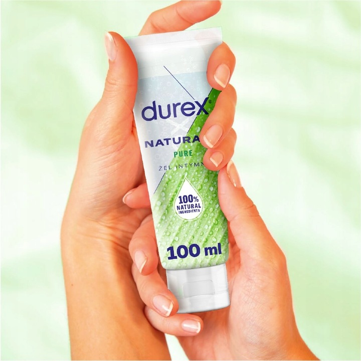 Żel Intymny DUREX NATURALS PURE Nawilżający 100 ml Lubrykant na Bazie Wody