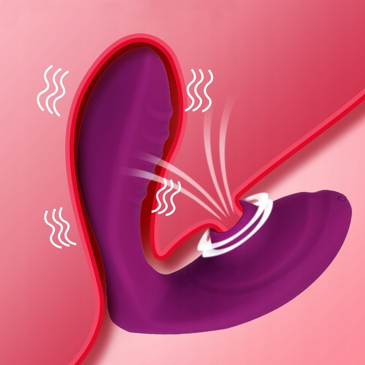 PINGWINEK I WIBRATOR MASAŻER MOTYLEK DO ŁECHTACZKI DAMSKI SSĄCY 20 FUNKCJI