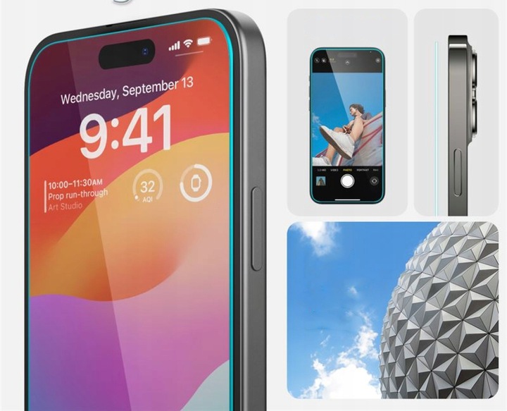 2x Szkło ochronne do Apple iPhone 15, Spigen