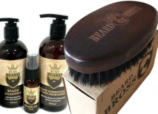 Zestaw Do Brody BY MY Beard + Szczotka Beard Bross