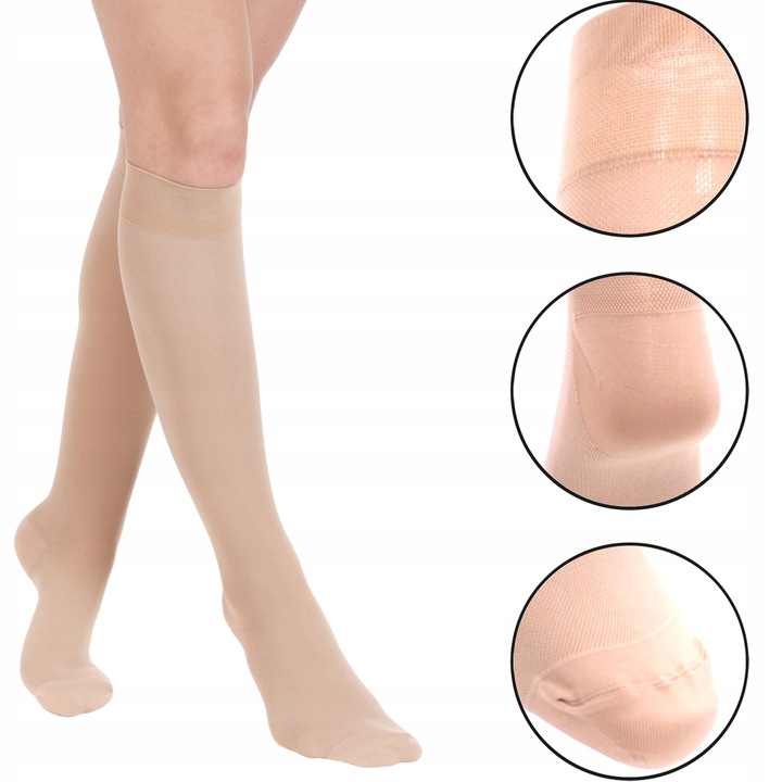 Orirose MEDI Podkolanówki uciskowe PRZECIWŻYLAKOWE 3st. ucisku 23-32mmHg