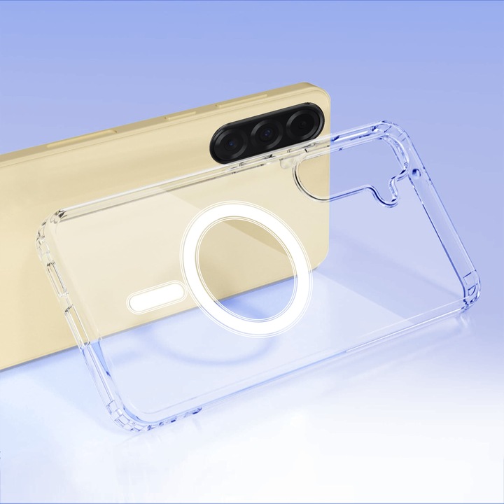 Etui do Samsung A56 5G | Wzmacniane CLEAR CASE Przezroczyste | + Szkło