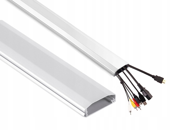 Aluminiowa listwa maskująca Maclean MC-693 W, 750mm, łatwy montaż