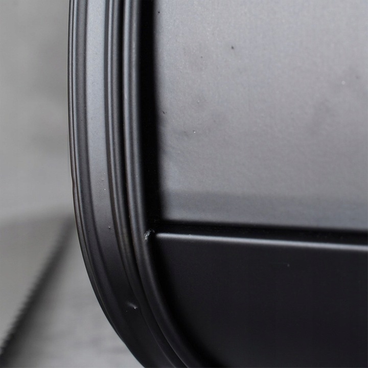 Mały CHLEBAK czarny metalowy pojemnik kuchenny na pieczywo chleb bułki