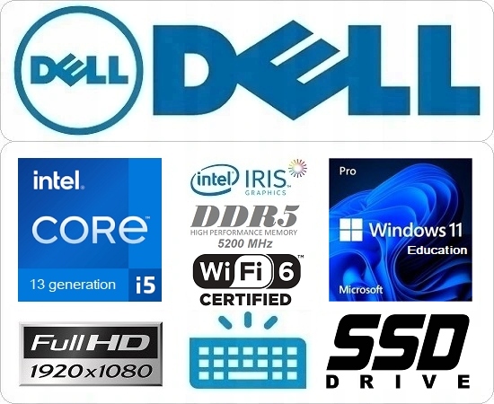 Laptop dla nauczyciela DELL Latitude 3550 15,6" i5 16GB SSD512 W11Pro Edu