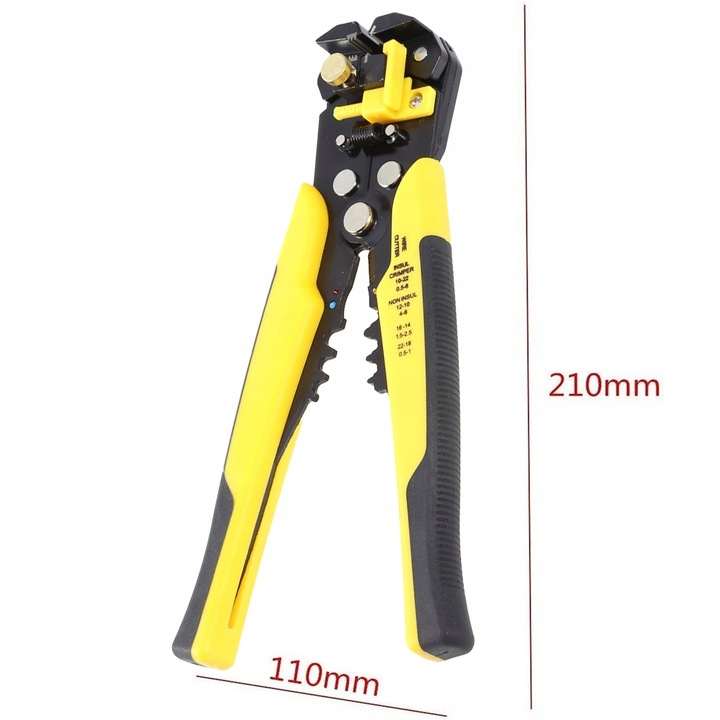 ŚCIĄGACZ IZOLACJI SZCZYPCE DO ŚCIĄGANIA IZOLACJI KABLI ZACISKARKA 0.1 - 6mm