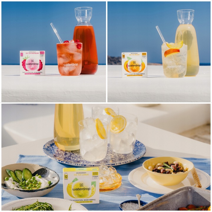 Waterdrop ICE TEA Kostki Nawadniające, Bez Cukru i Barwników, 36x2.1g