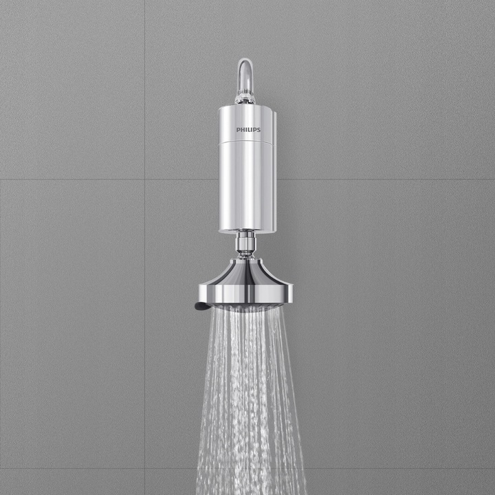 Filtr prysznicowy filtr do wody Philips AWP1775CH 50 000 litrów, chrom