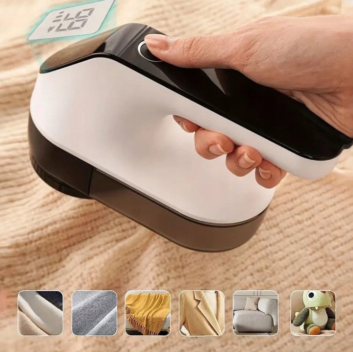 GOLARKA DO UBRAŃ AKUMULATOROWA DO CZYSZCZENIA TAPICERKI SWETRÓW KANAPY