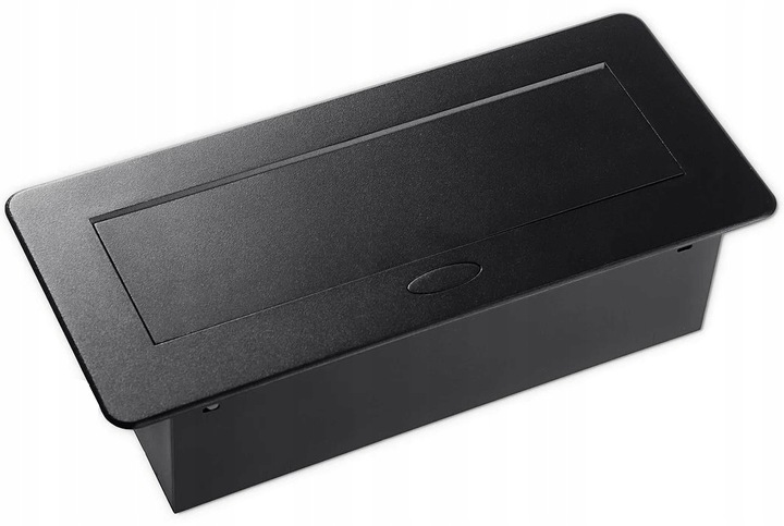 Gniazdo Nablatowe Wpuszczane Chowane w Blat USB USB-C Gniazdko Czarne 1,5m