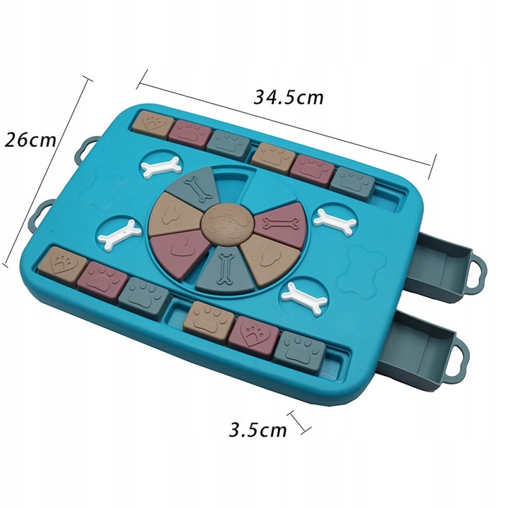 ZABAWKA EDUKACYJNA DLA PSA KOTA GRA WĘCHOWA MISKA