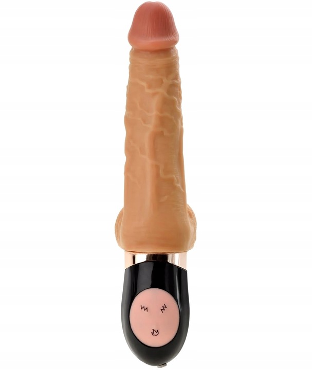 DILDO PENIS WIBRATOR ROTACYJNO-POSUWISTY GÓRA-DÓŁ 60 FUNKCJI GRZANIE 42stC