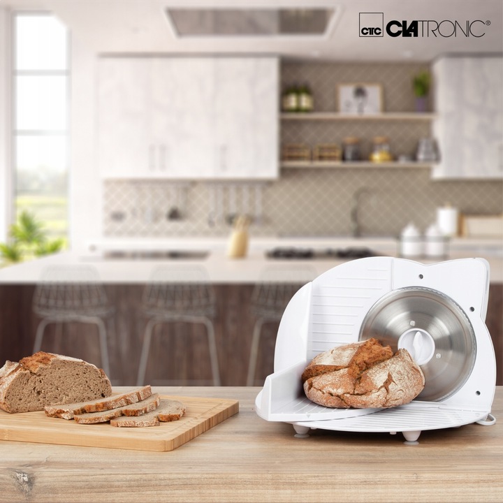 Mała KRAJALNICA do Chleba Wędlin Sera Składana ELEKTRYCZNA BIAŁA MOCNA