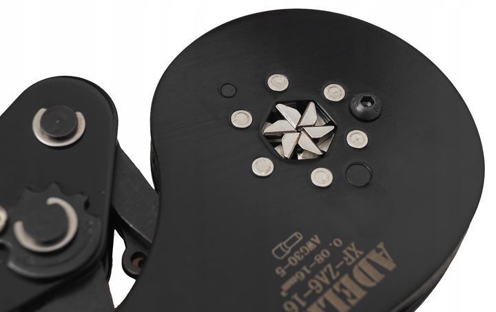 ZACISKARKA PRASKA DO TULEJEK KONEKTORÓW KABLI SZEŚCIOKĄTNA 0,08-16 mm2